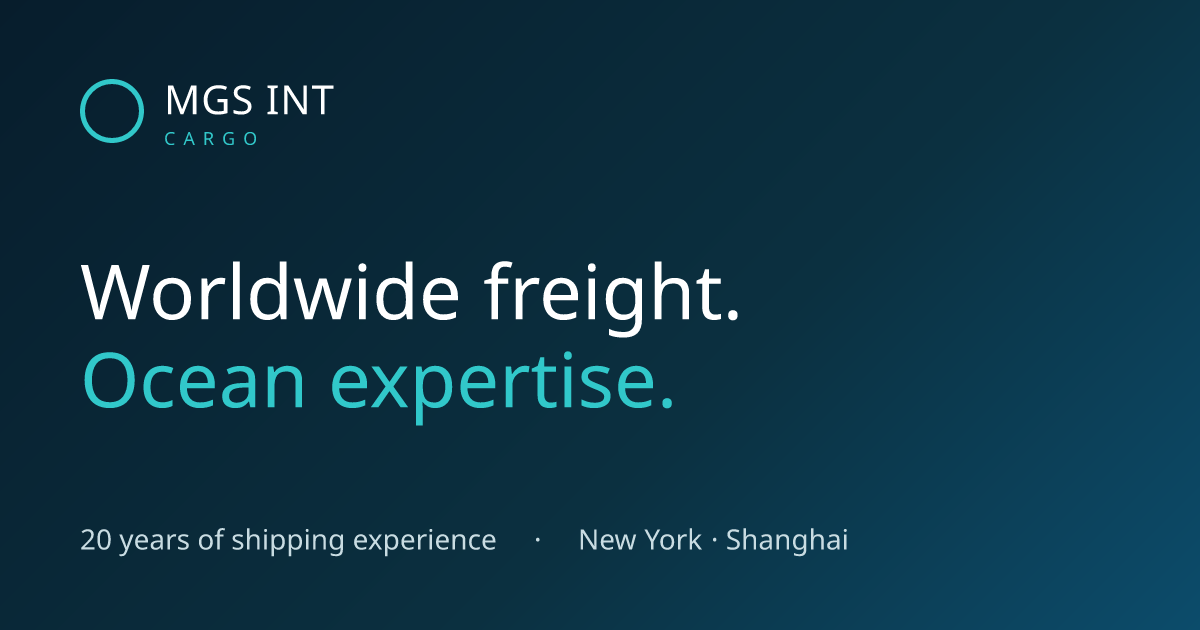 Shipping tools: Incoterms, containers, sailings | MGS INT CARGO